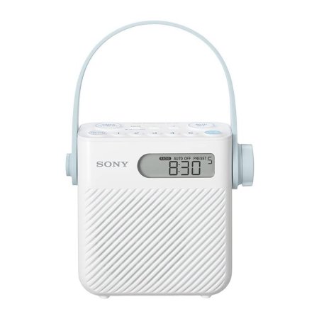  The Best Shower Radio Options: Sony ICF-S80 Splash Proof Shower Radio with Speaker