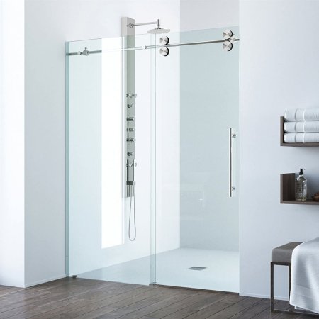  The Best Frameless Shower Doors Option: Vigo Elan Adjustable Frameless Sliding Shower Door