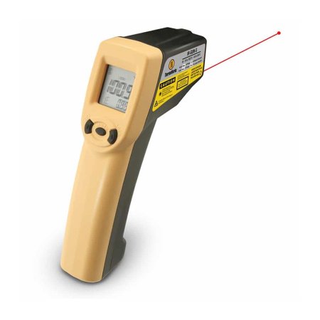  The ThermoWorks Industrial IR Gun Infrared Thermometer on a white background.