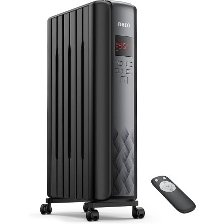  The Best Space Heaters for Bedrooms Option: Dreo 1,500W Electric Oil-Filled Heater