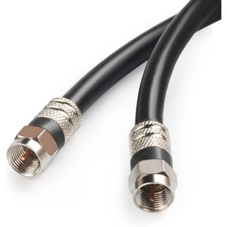  The Best Coaxial Cable Option: Postta 25-Foot-Long Quad Shield RG6 Coaxial Cable