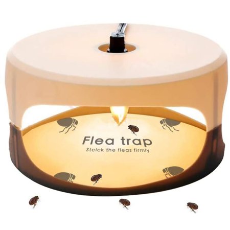  The Best Flea Trap Options: ZZC Flea Trap with 2 Glue Discs Simple Installation