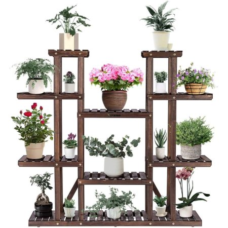  The Best Indoor Plant Stands Option: TMGY Metal Tall Plant Stand Indoor/Outdoor