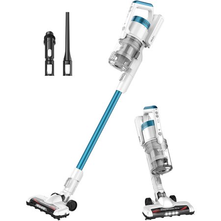  The Eureka NEC180 RapidClean Pro Lightweight Vacuum and its accessories on a white background.