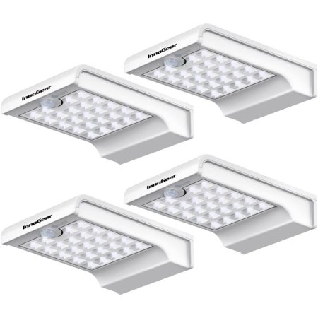  The Best Solar Gutter Lights Option: InnoGear 24 LED Motion Detection Solar Gutter Lights