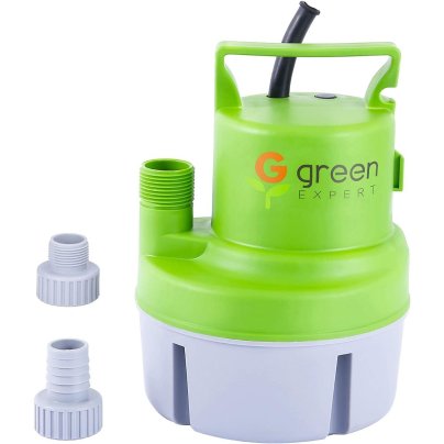 The Best Sprinkler Pump Option: Green Expert 203617 1/6HP Portable Submersible