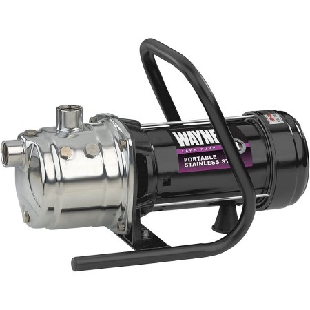  The Best Sprinkler Pump Option: WAYNE PLS100 1 HP Portable Stainless Steel