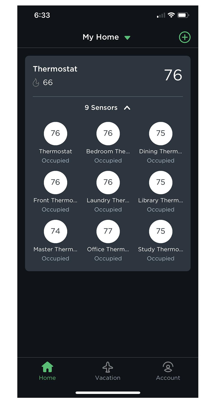 ecobee smart thermostat app