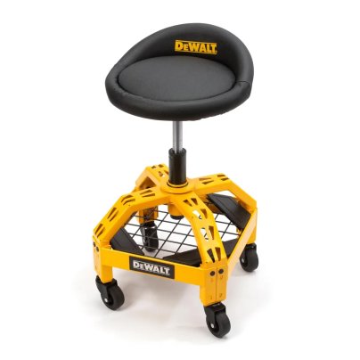 The Best Shop Stool Option: DeWalt Adjustable Shop Stool With Casters