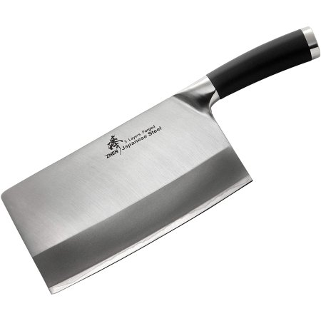  The Best Chinese Cleaver Option: ZHEN Japanese VG-10 Chopping Knife 8-inch