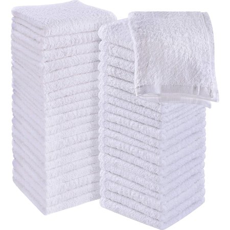  The Best Washcloths Option: Utopia Towels Cotton White Washcloths Set