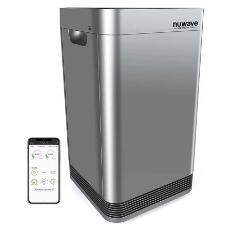  The Nuwave OxyPure Smart Air Purifier on a white background.