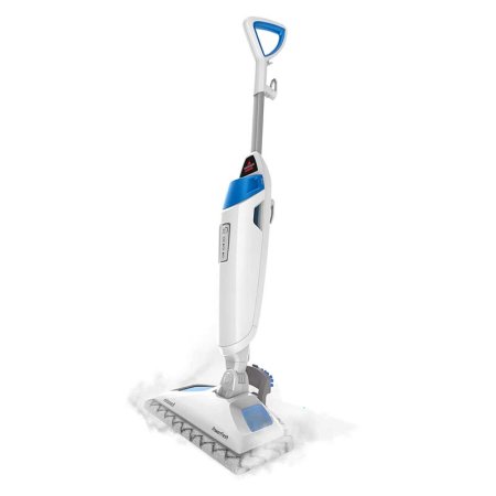  The Bissell PowerFresh Scrubbing & Sanitizing Steam Mop on a white background.