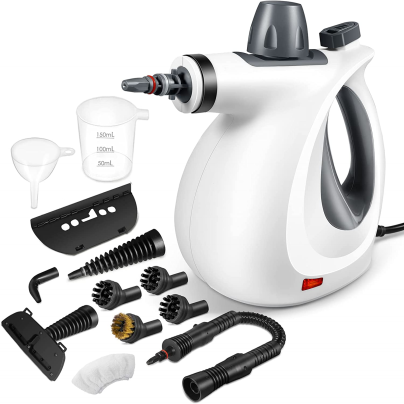 The Best Handheld Steam Cleaners Option: Phueut Pressurized Handheld Steam Cleaner