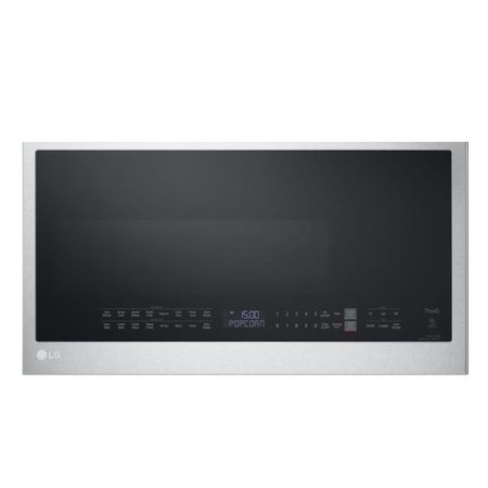  LG microwave convection oven on a white background