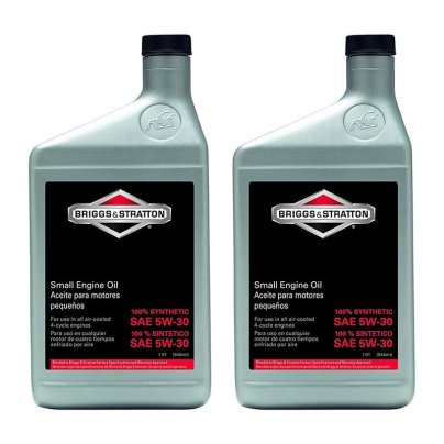 The Best Oil for Snow Blowers Option Briggs & Stratton 5W-30 Synthetic Engine Oil