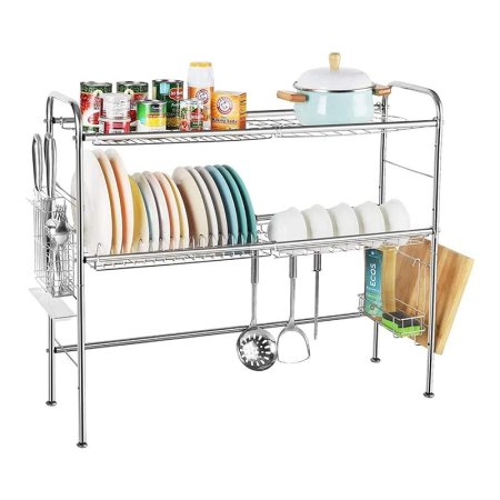  The Best Over-the-Sink Dish Rack Option: Heomu Over-the-Sink 2-Tier Dish Rack