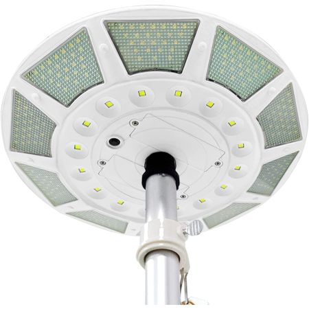  The Enrybia 266 LED 4200-Lumen Solar Flagpole Light on a white background.