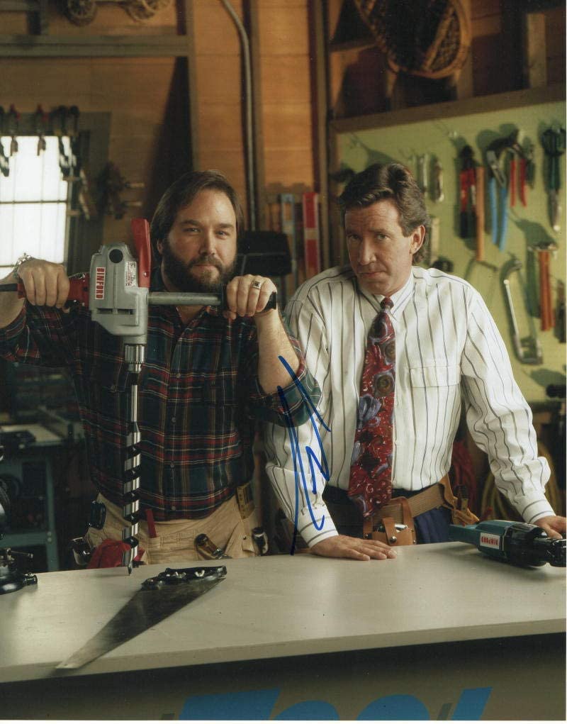 tim allen and richard karn on tool time set