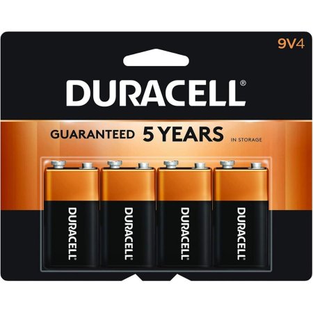  The Best 9V Battery Option: Duracell - CopperTop 9V Alkaline Batteries