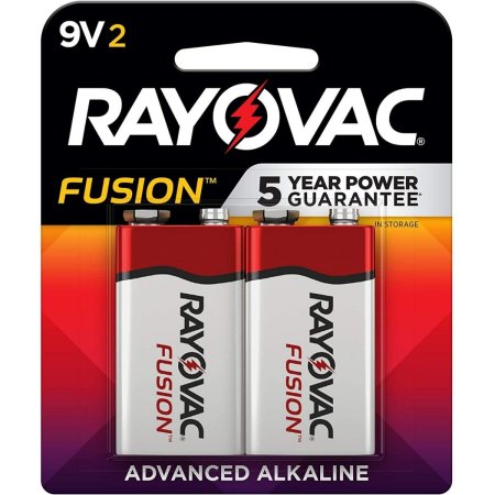  The Best 9V Battery Option: Rayovac Fusion 9V Batteries, Premium Alkaline