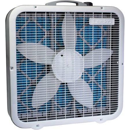  The Lasko Air Flex 20-Inch Box Fan and Air Purifier on a white background