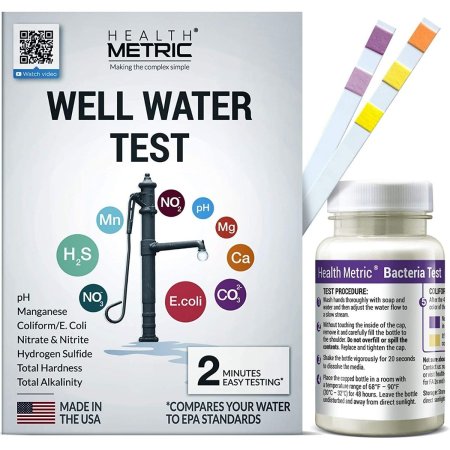  The Best Water Test Kit Option: Health Metric 8-in-1 Well Water Test Kit