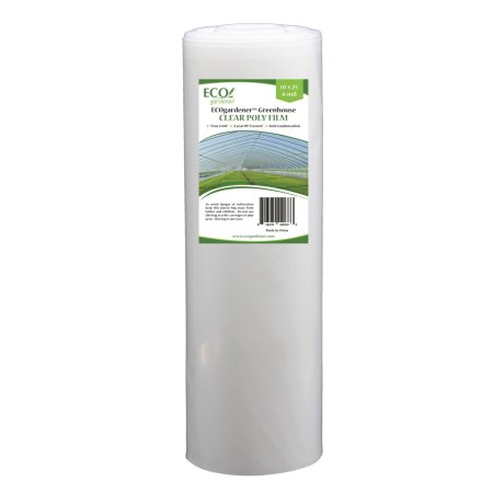  The Best Greenhouse Plastic Option: Eco Gardener 25-Foot-Wide Greenhouse Plastic Film