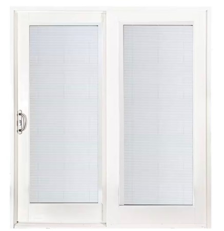  MP Doors 72-by-80-Inch Smooth Sliding Patio Door on a white background