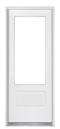  MP Doors 30-Inch-by-80-Inch Lite Hinged Patio Door on a white background