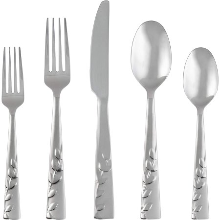  The Best Flatware Sets Option: Cambridge Silversmiths Blossom Sand 20-Piece Set