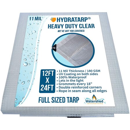  The Best Greenhouse Plastic Option: Watershed Innovations 11-Mil Heavy-Duty HydraTarp