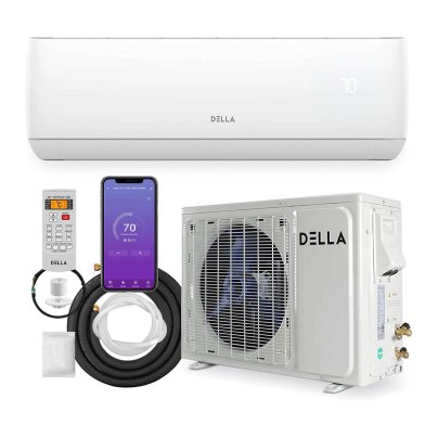 Della 12,000-BTU Mini Split Air Conditioner on white background