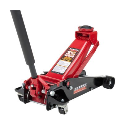 The Best Floor Jack for Trucks Option: Blackhawk B6350 Black/Red Fast Lift Service Jack