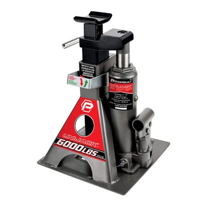 The Best Floor Jack for Trucks Option: Powerbuilt 640471 Unijack Bottle Jack & Jackstand