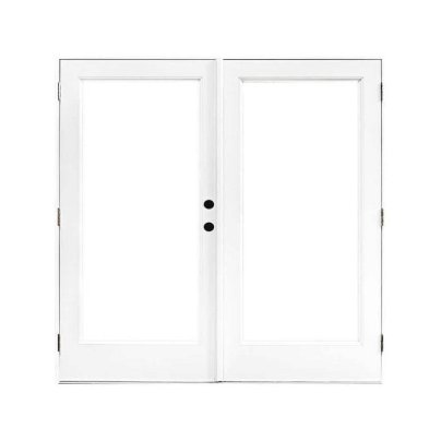 MP Doors 72-by-80-Inch Fiberglass Smooth White Door on a white background