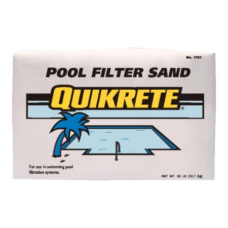  Quikrete Pool Filter Sand on a white background