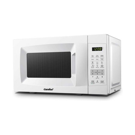  Comfee' EM720CPL-PM Countertop Microwave Oven on a white background