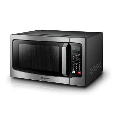  Toshiba EC042A5C-SS Countertop Microwave Oven on a white background