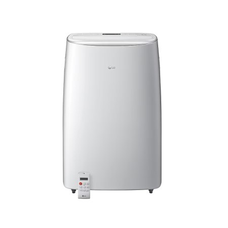  The LG 10,000 BTU Dual Inverter Portable Air Conditioner on a white background