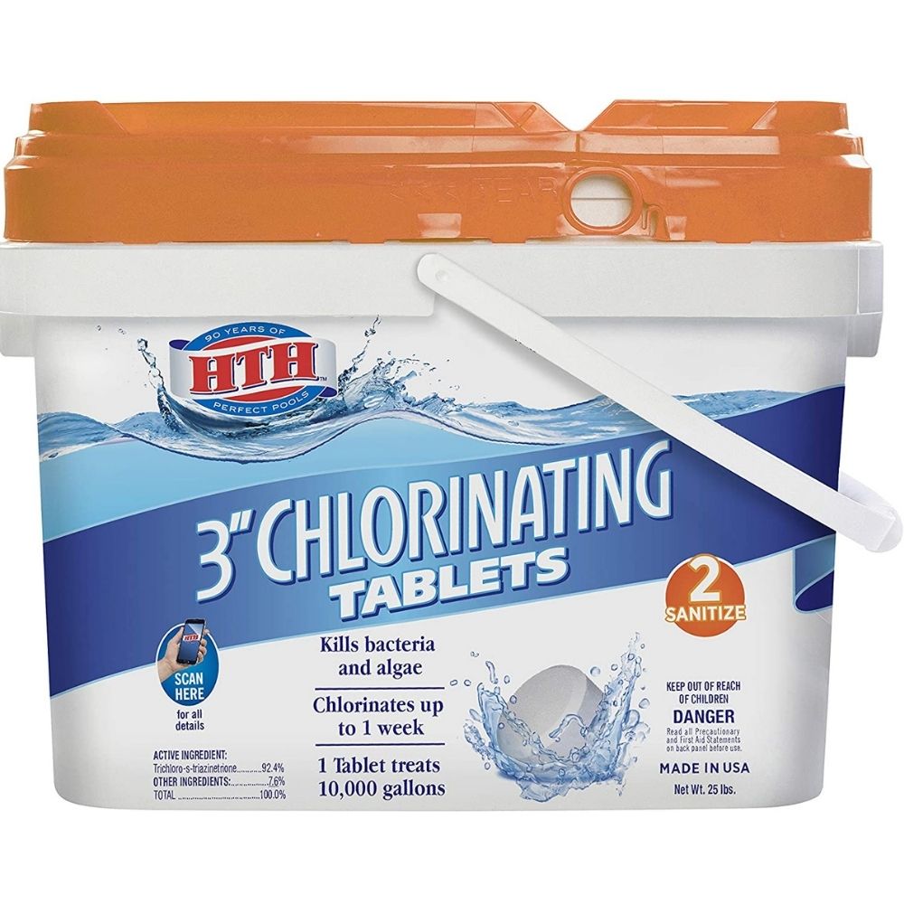 Swim Best 3 Stabilized Trichlor Chlorine Tablets, wrapped - 25 lb