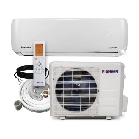  Pioneer 9,000-BTU Ductless Mini Split Inverter on white background