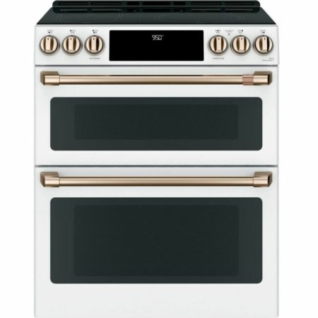  Cafe Smart Slide-In Convection Double-Oven Induction Range