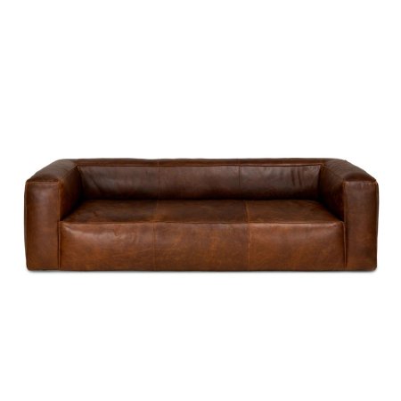  The Best Leather Sofa Option: Article Cigar Rawhide Brown Sofa