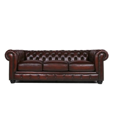  The Best Leather Sofas Option: Birch Lane Freddie 95" Leather Sofa