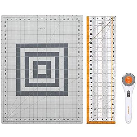  Best Rotary Cutter Options: Fiskars Crafts 952301010 Rotary Sewing Cutting Set