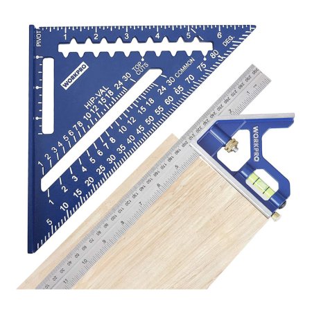  The Best Combination Square Option: WORKPRO Rafter Square and Combination Square Tool Set