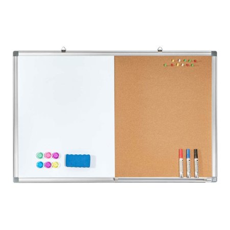  The Best Dry Erase Board Option: maxtek Combination White Board & Bulletin Cork Board