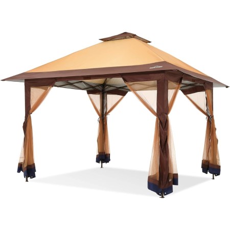  Outdoor Living Suntime Instant Pop Up Patio Gazebo on a white background