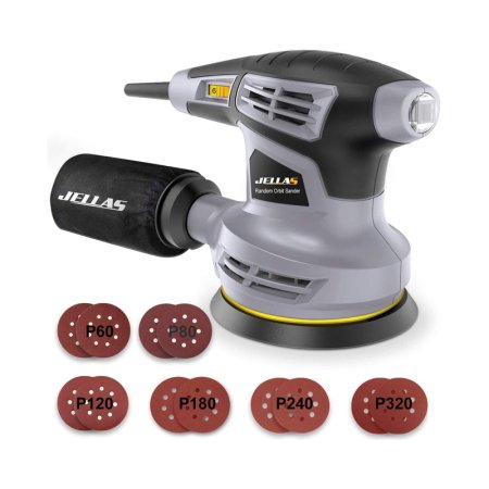  The Best Sander for Furniture Option: Jellas OS280 5-Inch Random Orbital Sander